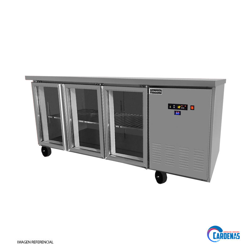 MESA REFRIGERADA DUAL NO FROST 180*76*90 DAKOTA MOD: DKV-180F3