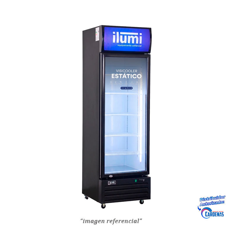 VISICOOLER DE 350LTS  ILUMI MOD BC-3500BK