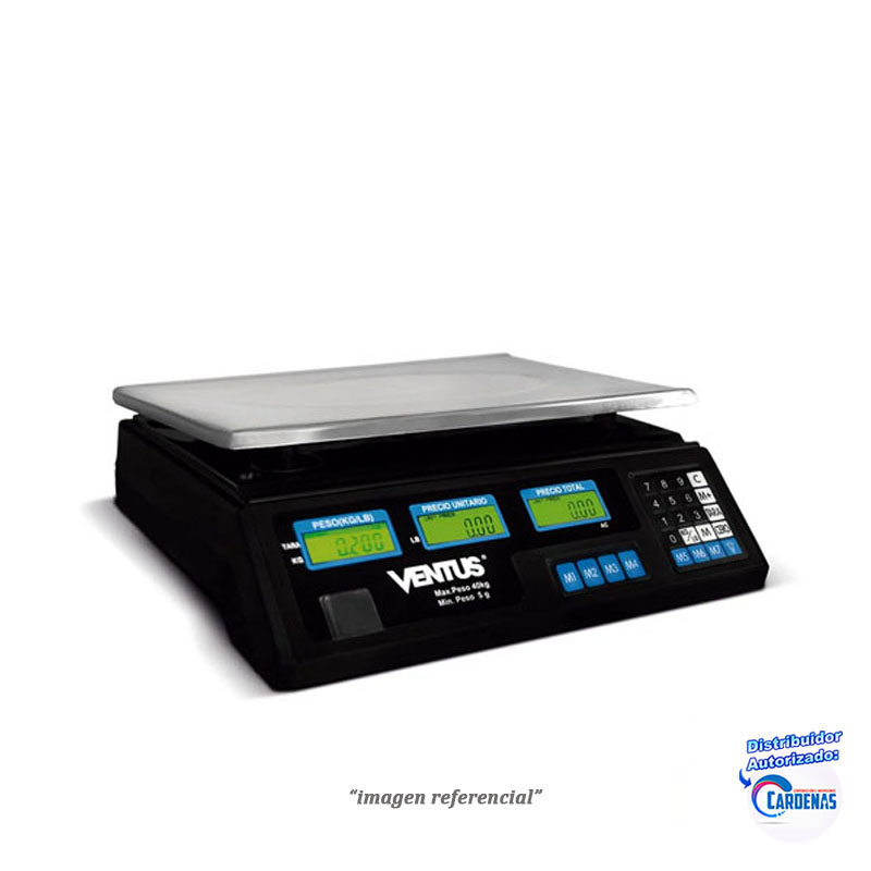 BALANZA DIGITAL DE 40 KG VENTUS MOD B-40
