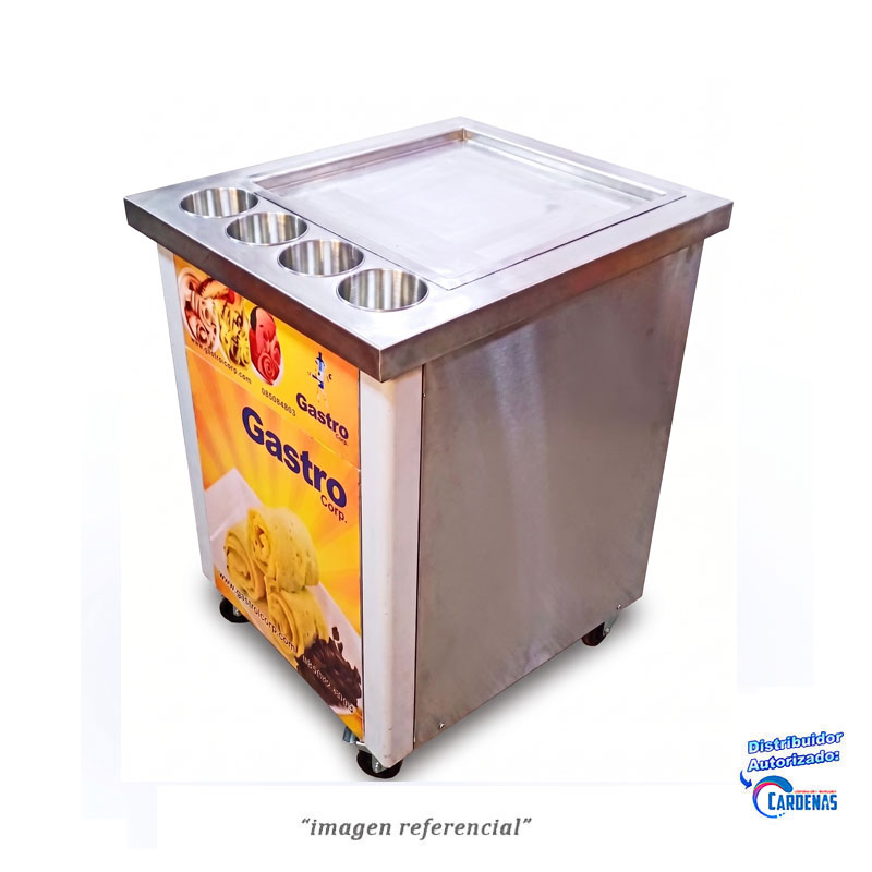 MAQUINA PARA HELADO FRITO 1 PLANCHA 40 X 40 CM GASTRO MOD: CB-400+4