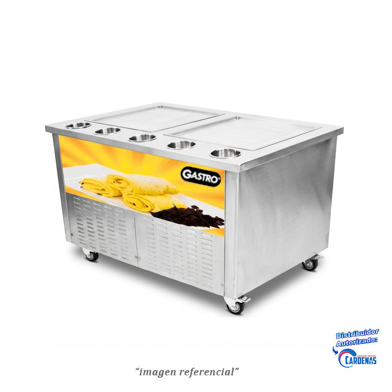 MAQUINA PARA HELADO FRITO 2 PLANCHAS 36 X 36 CM GASTRO MOD: 2CB 340+5