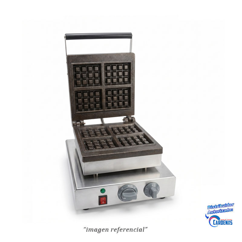 MAQUINA WAFLERA CUADRADA MANUAL ELECTRICA GASTRO MOD GFY-2210D