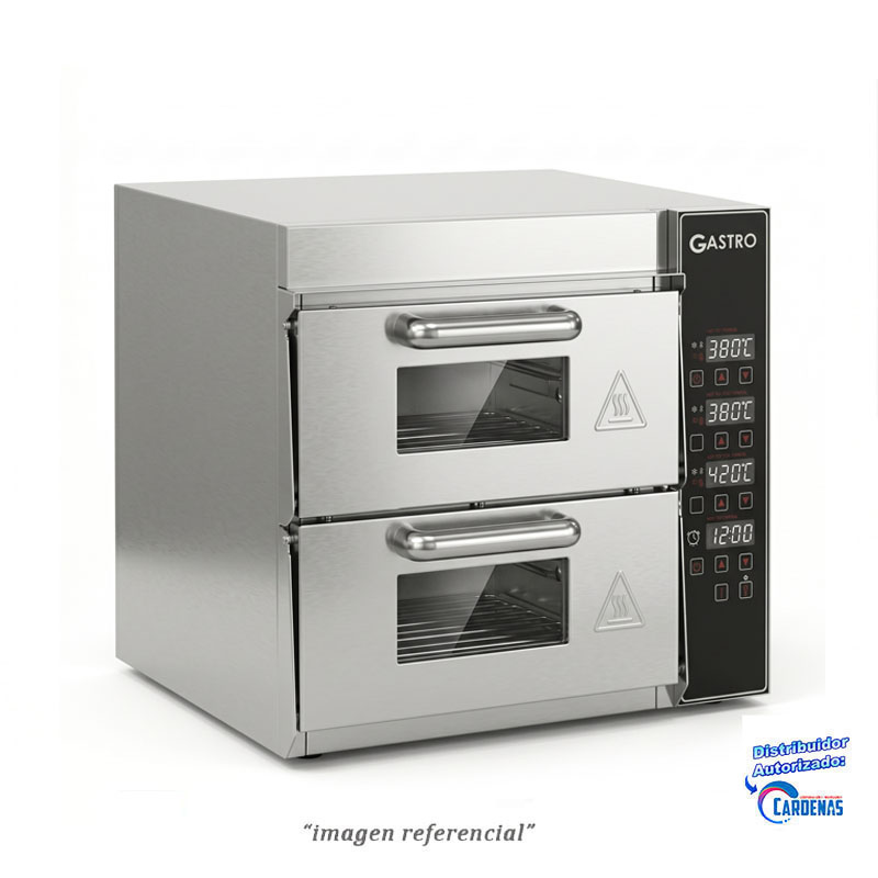 HORNO PIZZERO ELECTRICO DIGITAL 2 PISOS GASTRO MOD GFY-EP-2D