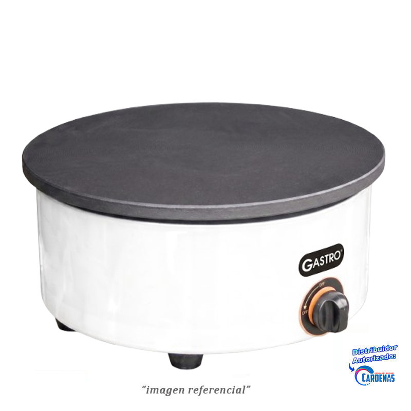 MAQUINA CREPERA A GAS CON BASE CIRCULAR GASTRO MOD GFY-410.R