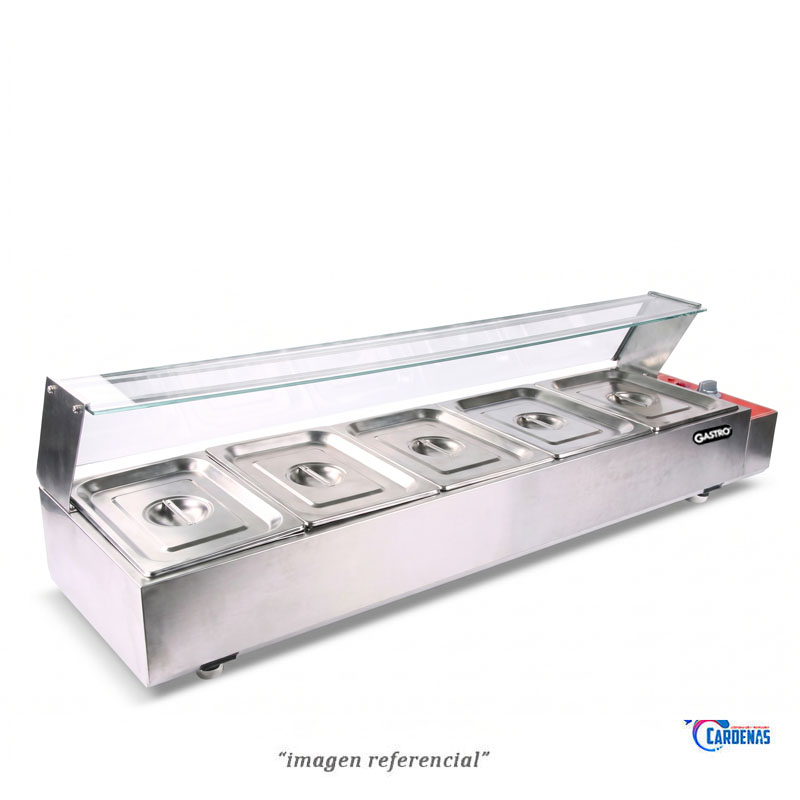 TAVOLA DE BAÑO MARIA ELECTRICA DE 5 BANDEJAS GASTRO MOD GFY-5A