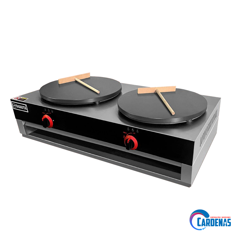 MAQUINA CREPERA A GAS DOBLE DAKOTA MOD: DK-CG2