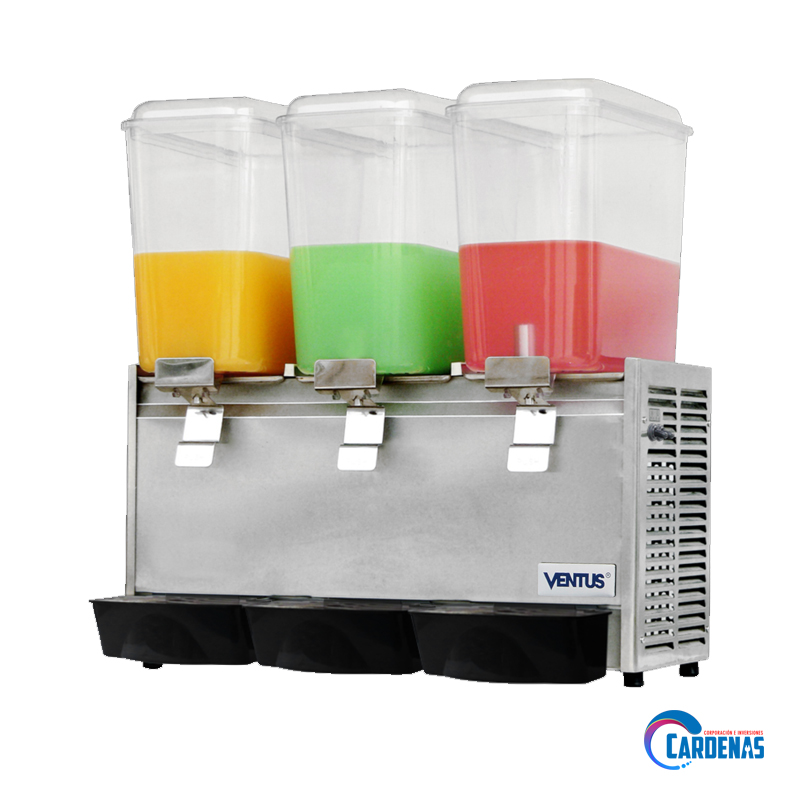 REFRESQUERA VENTUS DE 3 TOLVAS MOD VJ-183