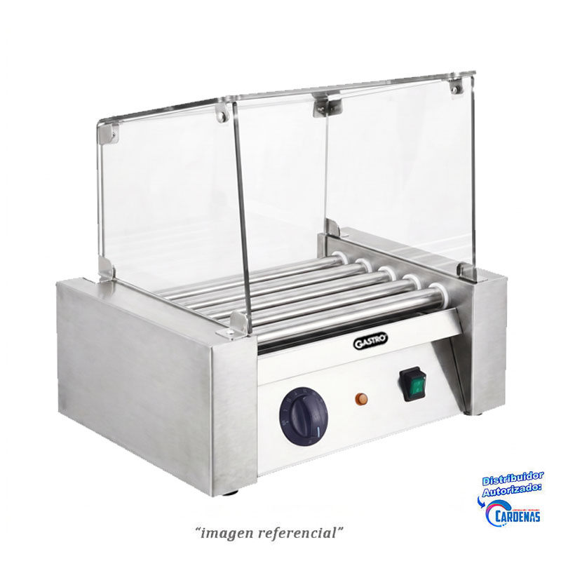 MAQUINA DE HOTDOG ELECTRICO CON PROTECTOR GASTRO MOD GFY-05B