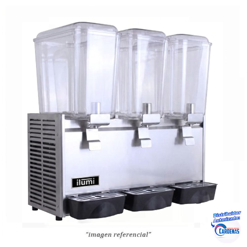 REFRESQUERA ILUMI DE 3 TOLVAS MOD DJ-183