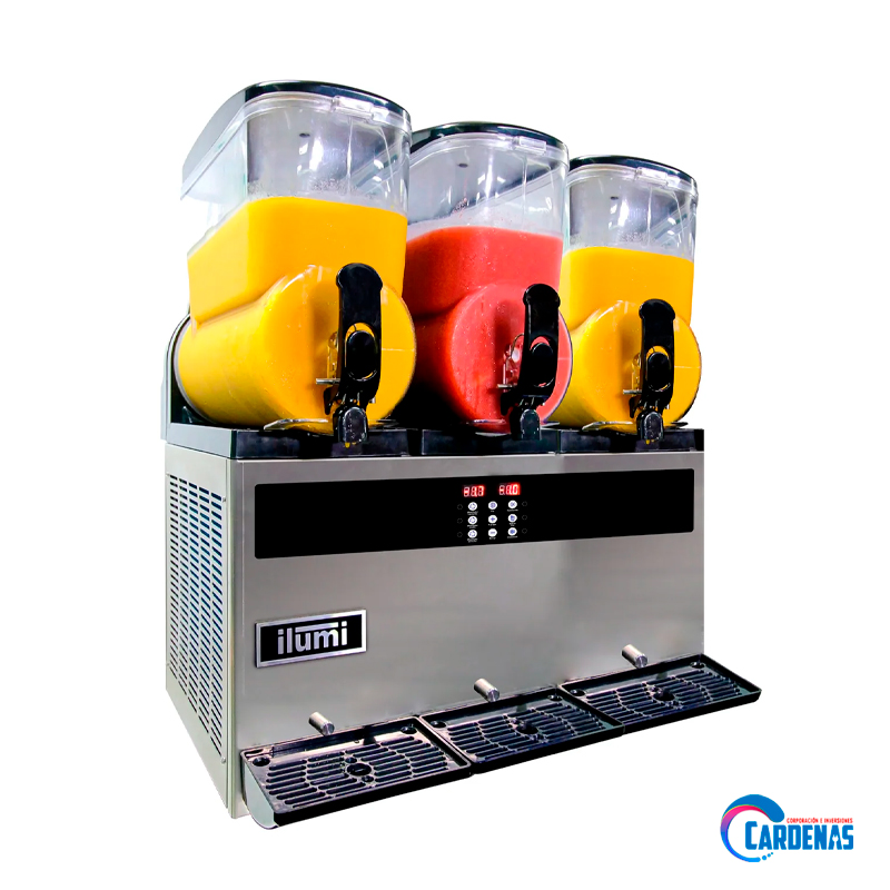 DISPENSADOR DE CREMOLADA ILUMI DE 3 TOLVAS MOD CR-123