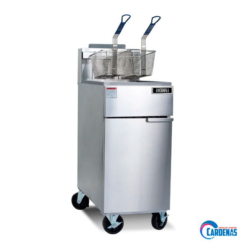 FREIDORA A GAS ILUMI DE 4 QUEMADORES MOD GF-1200