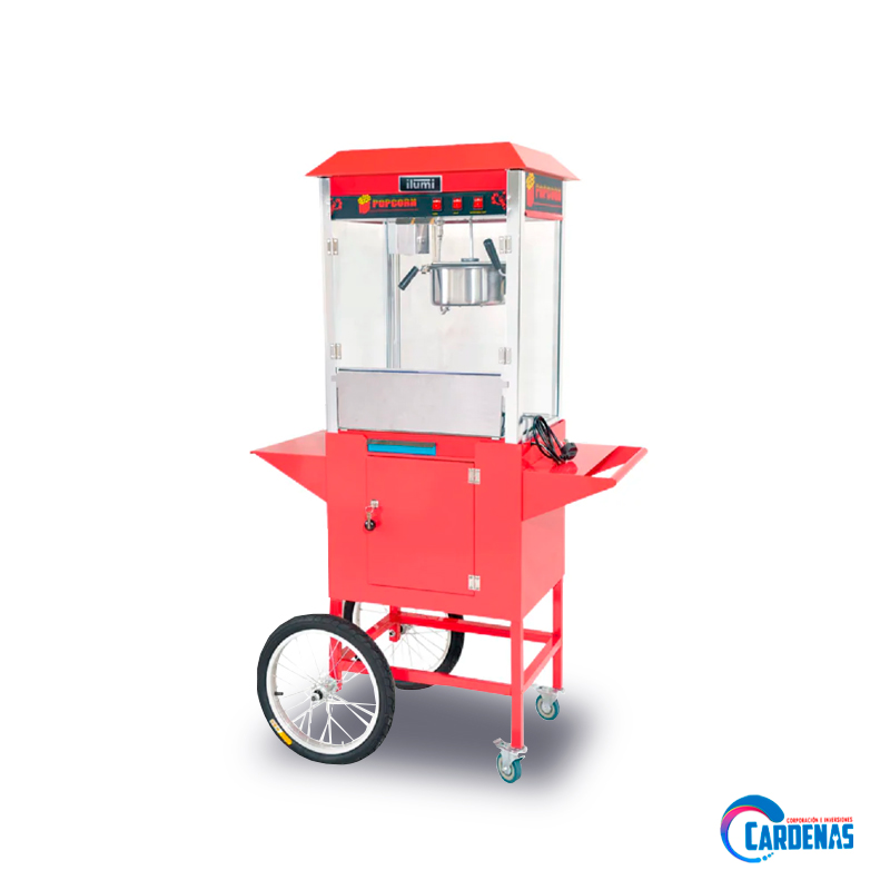 MAQUINA DE POP CORN ILUMI 16KG MOD PCC-2P