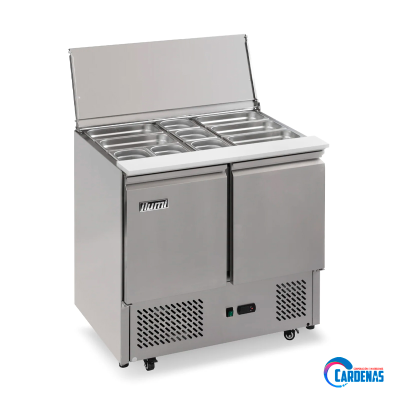 MESA ENSALADERA ILUMI DE 300 LTS MOD SLD-2SD
