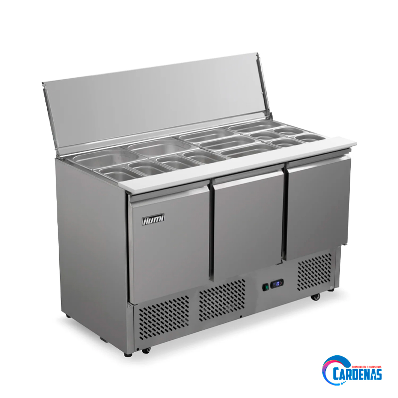 MESA ENSALADERA ILUMI DE 380 LTS MOD SLD-3SD