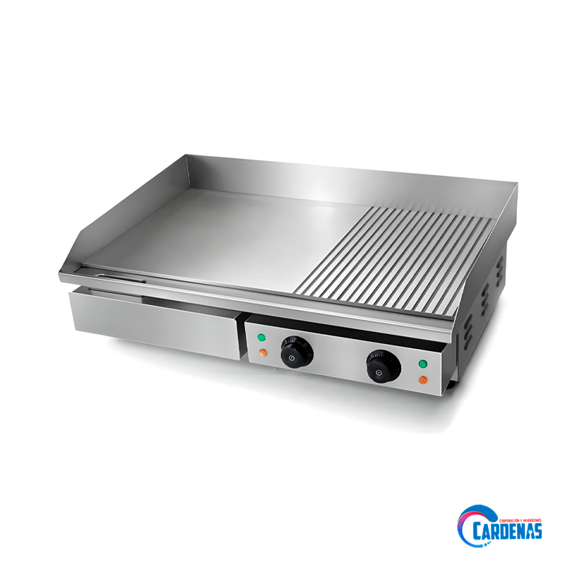 PLANCHA PARRILLERA ACANALADA ELECTRICA GASTRO MOD GFY-822
