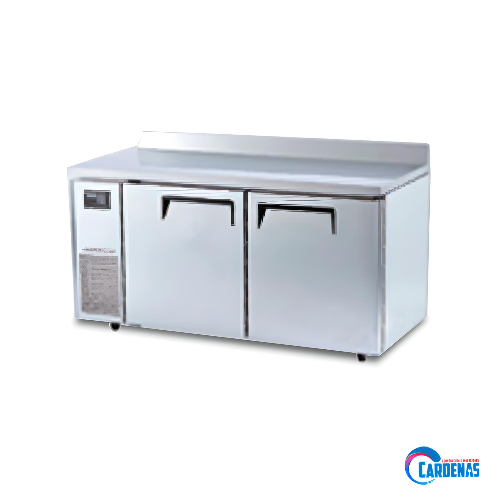 MESA REFRIGERADA DE CONSERVACIÓN DE 2 PUERTAS DE 420 LTS KING COMPANY MOD CUR15-2