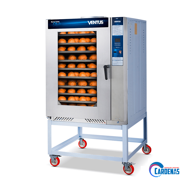 HORNO TURBO 10 BANDEJAS A GAS VENTUS MOD PRP-10000