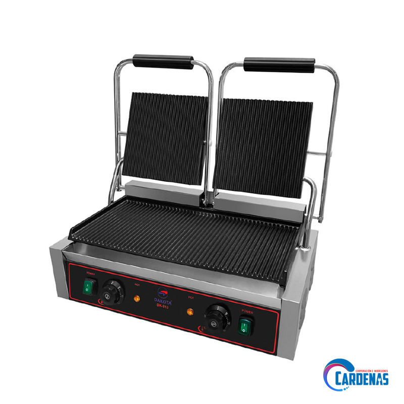 MAQUINA PANINI GRILL DOBLE DAKOTA MOD: DK-813