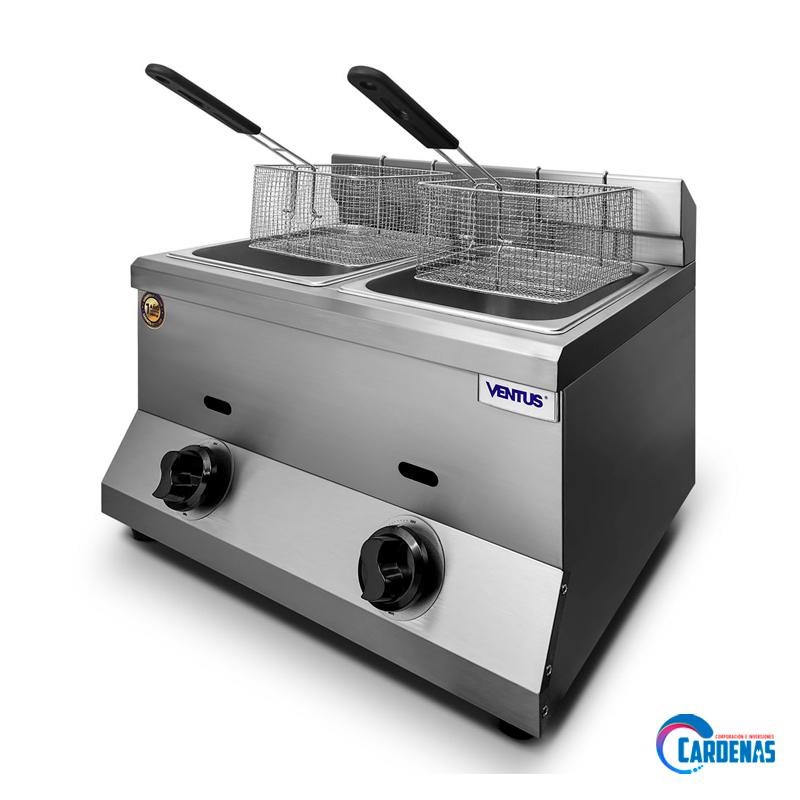 FREIDORA A GAS SOBRE MESA VENTUS MOD VFSG-072