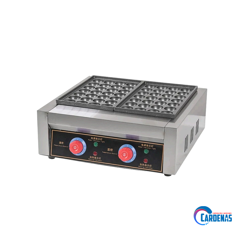 MAQUINA TAKOYAKI DE 56 HOYOS ELECTRICOS