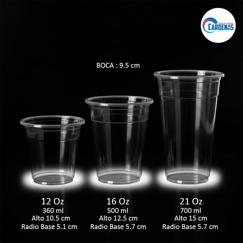 VASOS PARA SELLADO PP 12 , 16 Y 21 Oz