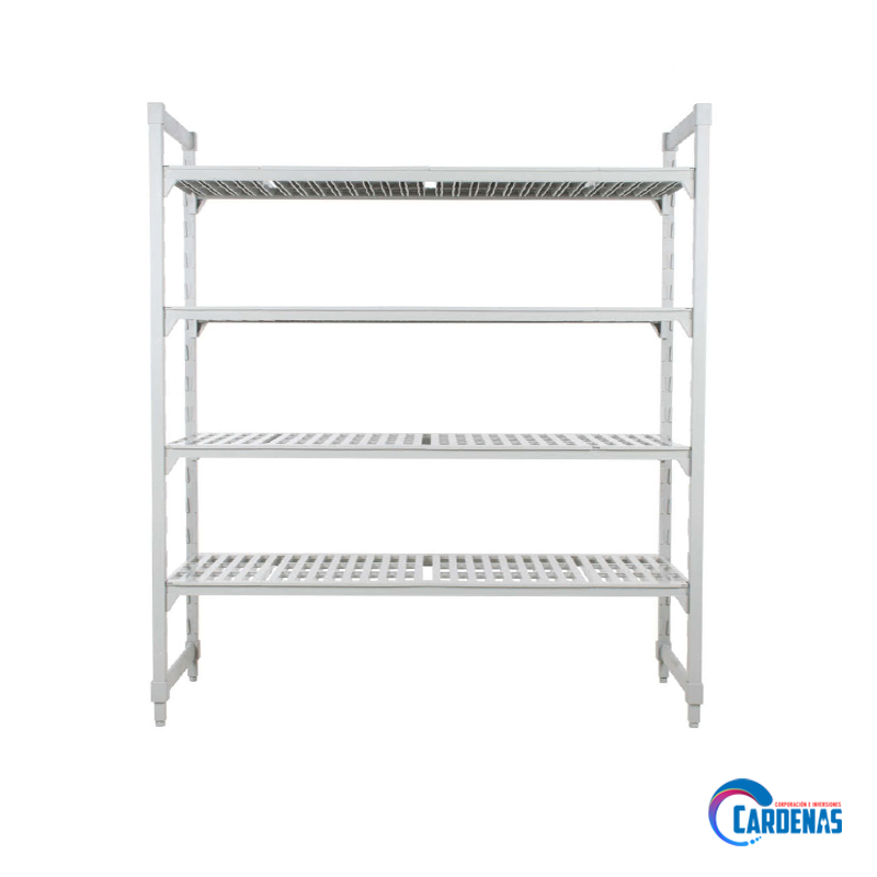 ESTANTERIA VENTILADA 1220 MM POLIPROPILENO JINDE MOD: JD-JSU481872