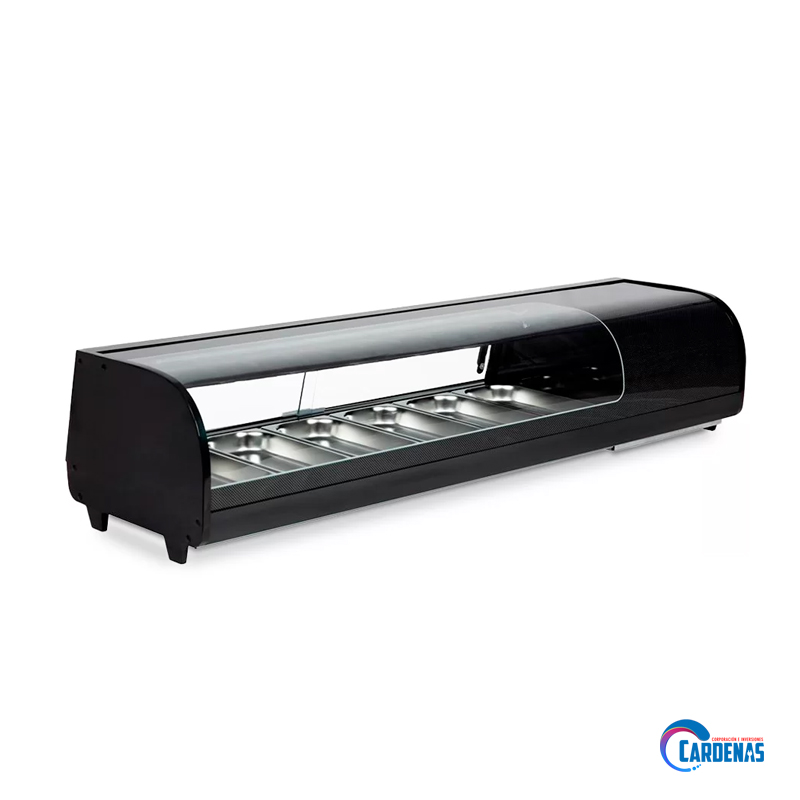 VITRINA REFRIGERADA PA SUSHI ALFANO DE 70 LTS MOD STD-70