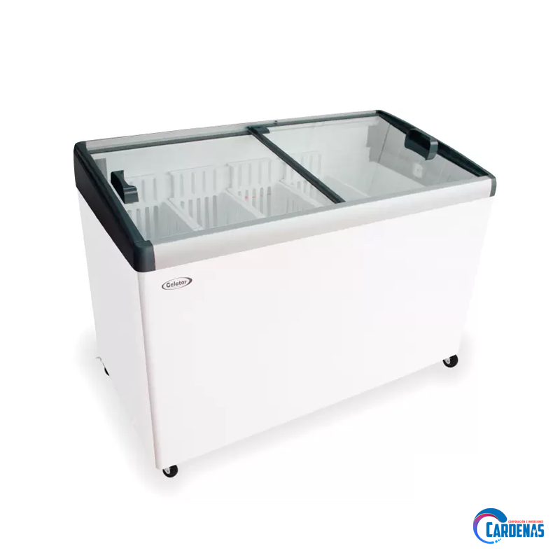 CONGELADORA DUAL GELATOR TAPA DE VIDRIO DE 300 LTS MOD SD-398