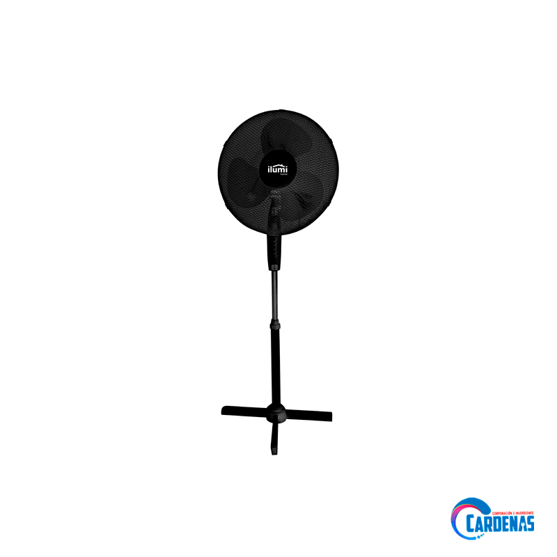 VENTILADOR DE PEDESTAL ILUMI DE 16 PULGADAS MOD IL-16