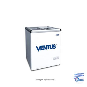 CONGELADORA VENTUS CON TAPA DE VIDRIO 110 LTS MOD CTV-110