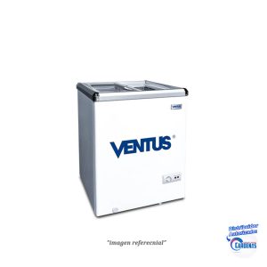 CONGELADORA VENTUS CON TAPA DE VIDRIO 110LTS MOD CTV-110