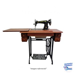 CABEZAL DE COSER SINGER MOD 15CD + MUEBLE DE 5 GAVETAS