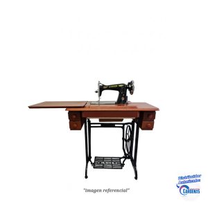 CABEZAL DE COSER SINGER MOD 15CD + MUEBLE DE 5 GAVETAS