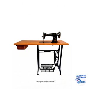 CABEZAL DE COSER SINGER MOD 15CD + MUEBLE FÓRMICO DE 1 GABETA