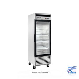 FREEZER 1P DE VIDRIO ACERO INOX DE 700 LTS  VENTUS MOD VF1PS-700V