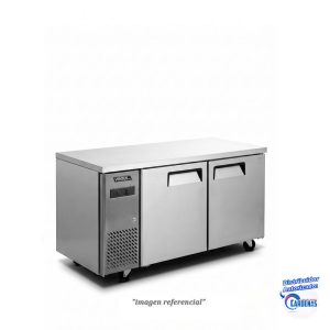 MESA REFRIGERADA 2P ACERO INOX  DE 290 LTS  VENTUS MOD VMR2PS-260
