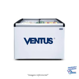 CONGELADORA CON TAPA DE VIDRIO 340 LTS VENTUS MOD CTV-340I
