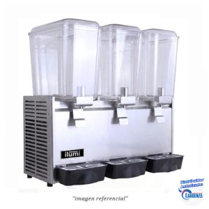REFRESQUERA ILUMI DE 3 TOLVAS MOD DJ-183