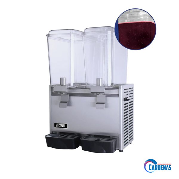 REFRESQUERA ILUMI DE 2 TOLVAS MOD DJ-182