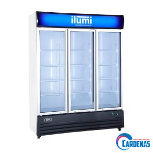 VISICOOLER ILUMI DE 3 PUERTAS 1500 LITROS MOD BC-15003FC