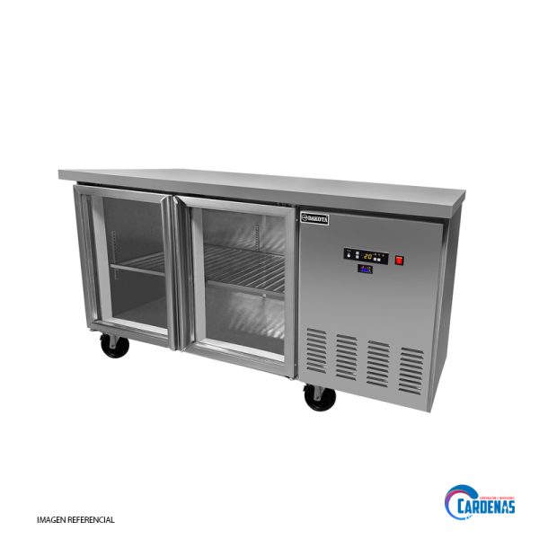 MESA REFRIGERADA DUAL NO FROST 150*76*90 DAKOTA MOD: DKV-150F2