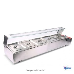 TAVOLA DE BAÑO MARIA ELECTRICA DE 5 BANDEJAS GASTRO MOD GFY-5A