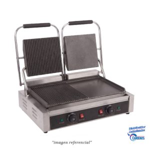 MAQUINA PANINI GRILL DOBLE ELECTRICA GASTRO MOD GFY-813B