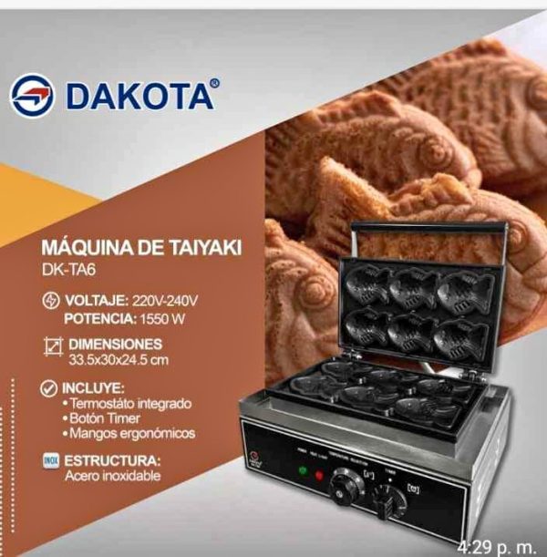 WAFLERA TAIYAKI BOCA CERRADA DAKOTA MOD: DK-TA6 - Imagen 2
