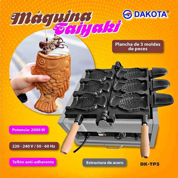 WAFLERA TAIYAKI BOCA ABIERTA DAKOTA MOD: DK-TF3 - Imagen 2