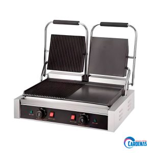 MAQUINA PANINI GRILL DOBLE ELECTRICA GASTRO MOD GFY-813B