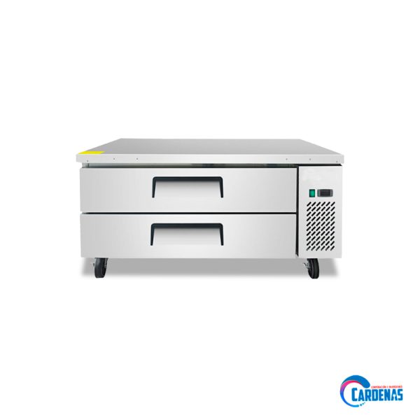 BASE DE CHEF REFRIGERADA DE 2 CAJONES DE ACERO INOXIDABLE KING COMPANY MOD CB-36TN