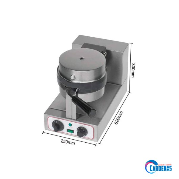 MAQUINA WAFLERA CIRCULAR MANUAL ELECTRICA GASTRO MOD GFY-T2205 - Imagen 2