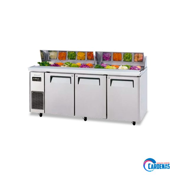 MESA ENSALADERA DE 3 PUERTAS DE 598 LTS KING COMPANY MOD CUR18-3SD