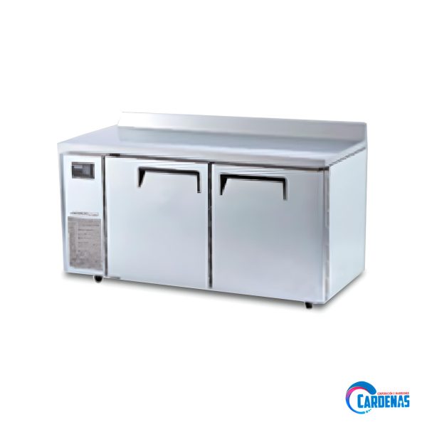 MESA REFRIGERADA DE CONSERVACIÓN DE 2 PUERTAS DE 420 LTS KING COMPANY MOD CUR15-2